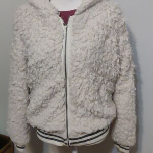Aeropostale Sherpa Hoodie Size L